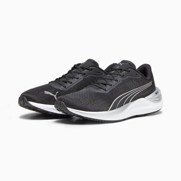 メンズ エレクトリファイ ニトロ 3 ランニングシューズ, PUMA Black-PUMA Silver, extralarge-JPN