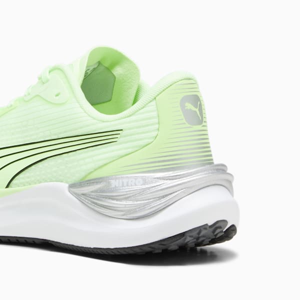 Tenis para correr Electrify NITRO 3, Speed Green-PUMA Silver-PUMA Black, extralarge