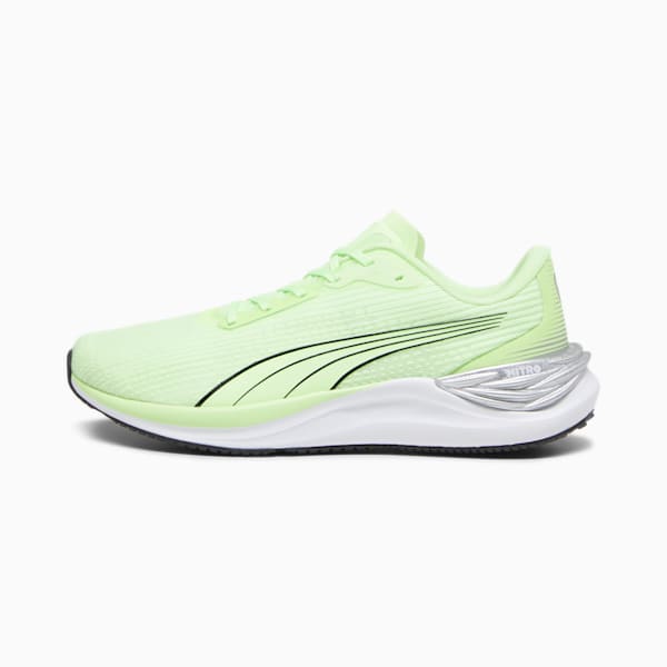 Tenis para correr Electrify NITRO 3, Speed Green-PUMA Silver-PUMA Black, extralarge