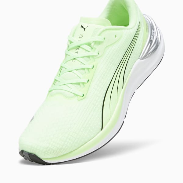 Tenis para correr Electrify NITRO 3, Speed Green-PUMA Silver-PUMA Black, extralarge