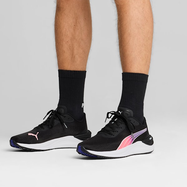 メンズ エレクトリファイ ニトロ 3 ランニングシューズ, PUMA Black-Lapis Lazuli-Sunset Glow, extralarge-JPN