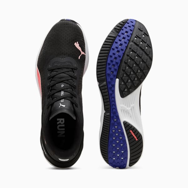 メンズ エレクトリファイ ニトロ 3 ランニングシューズ, PUMA Black-Lapis Lazuli-Sunset Glow, extralarge-JPN