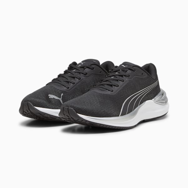 ウィメンズ エレクトリファイ ニトロ 3 ランニングシューズ, PUMA Black-PUMA Silver, extralarge-JPN