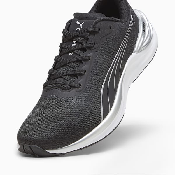 Tenis para correr Electrify NITRO 3 para mujer, PUMA Black-PUMA Silver, extralarge