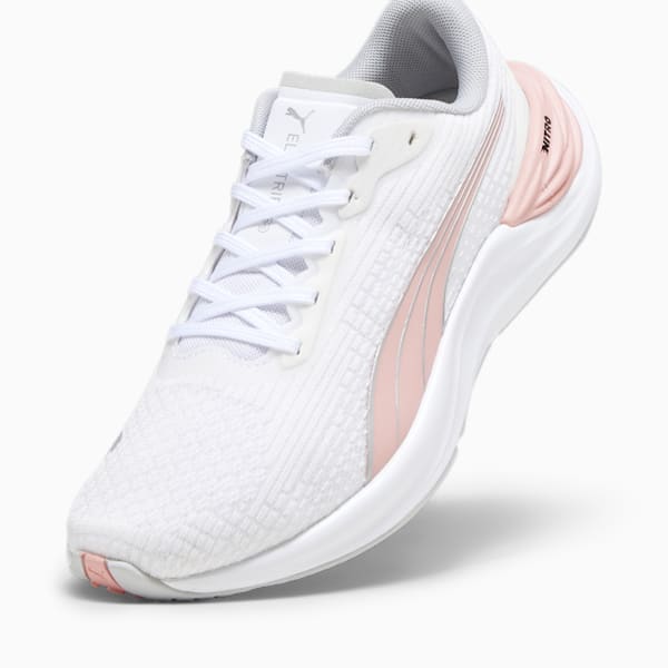 Electrify NITRO™ 3 Women's Running Shoes, PUMA White-Peach Smoothie, extralarge