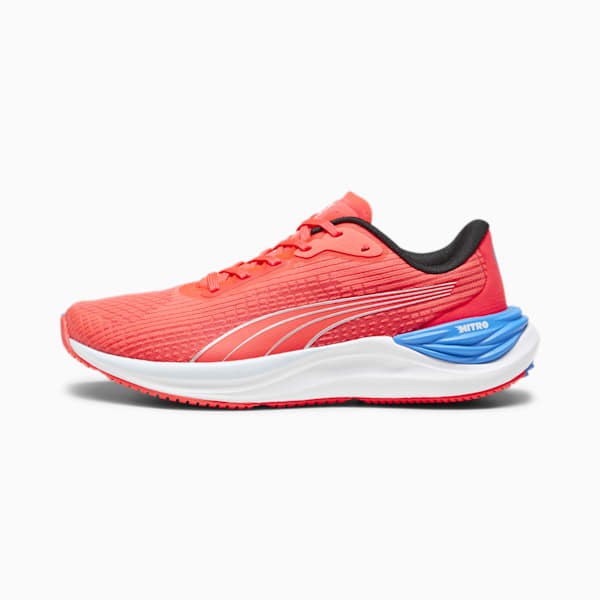 Tenis para correr Electrify NITRO 3 para mujer, Fire Orchid-Ultra Blue, extralarge