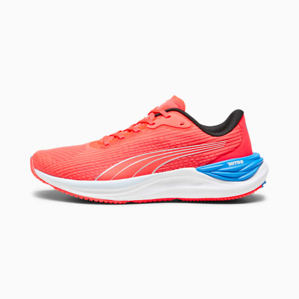 Tenis para correr Electrify NITRO 3 para mujer, Fire Orchid-Ultra Blue, extralarge