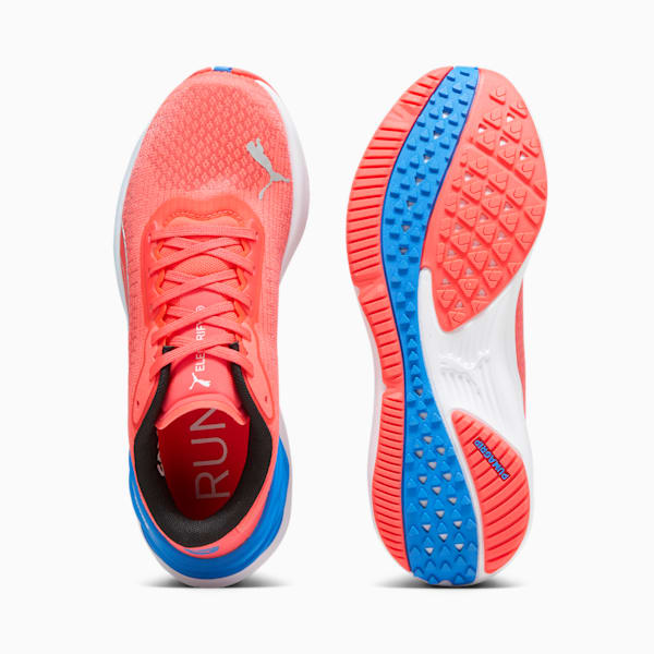 Tenis para correr Electrify NITRO 3 para mujer, Fire Orchid-Ultra Blue, extralarge