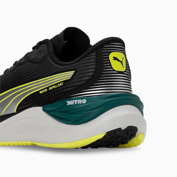 Electrify NITRO 3 WTR Men's Running Shoes, PUMA Black-Yellow Burst-Malachite, extralarge-IND