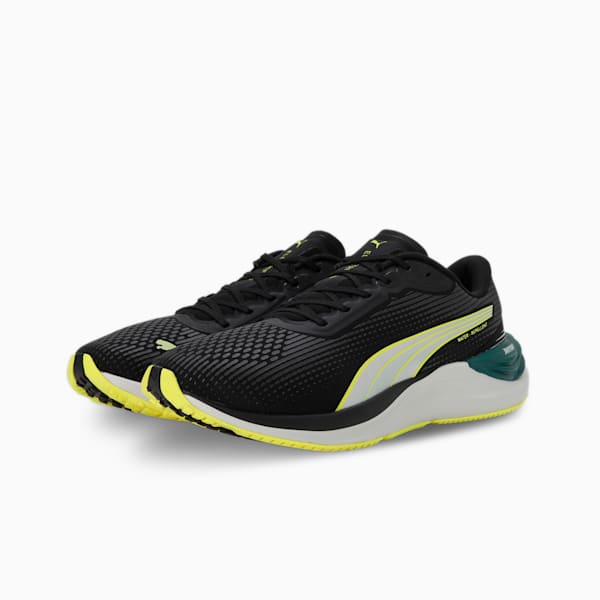 Electrify NITRO 3 WTR Men's Running Shoes, PUMA Black-Yellow Burst-Malachite, extralarge-IND