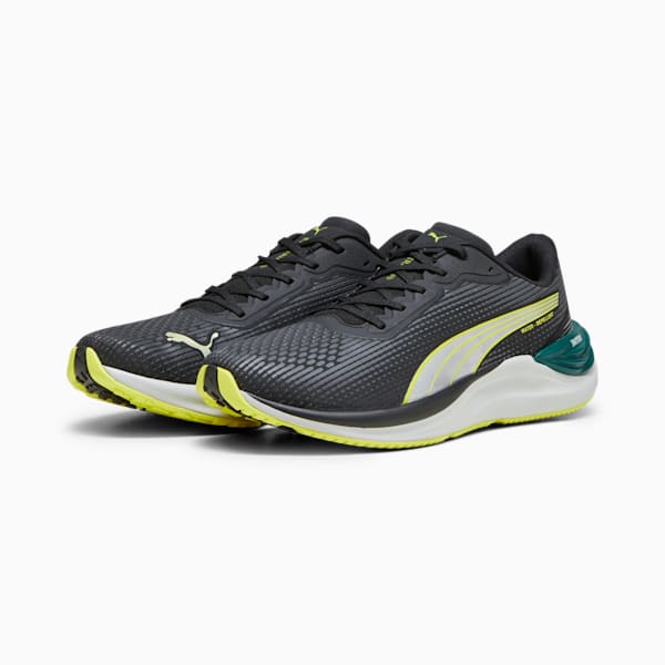 Electrify NITRO™ 3 WTR Men's Running Shoes, PUMA Black-Yellow Burst-Malachite, extralarge