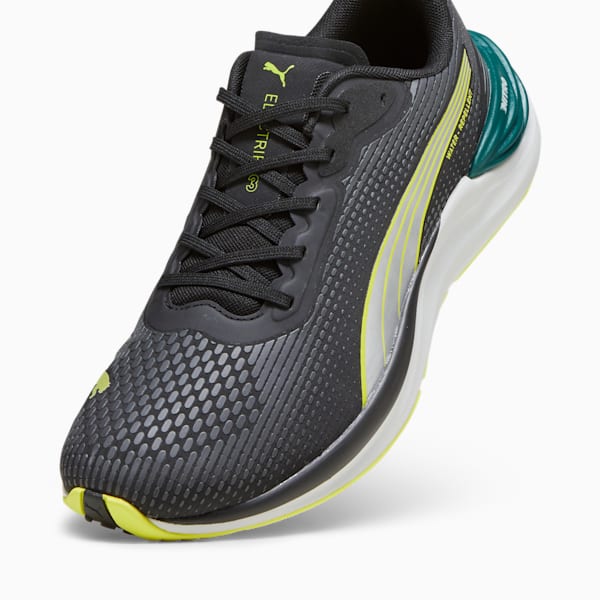 Tenis para correr Electrify NITRO™ 3 WTR para hombre, PUMA Black-Yellow Burst-Malachite, extralarge