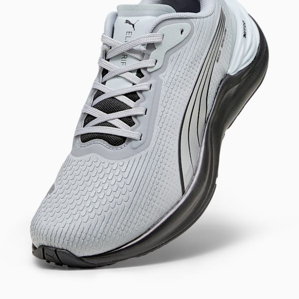 Silver running shoes sale