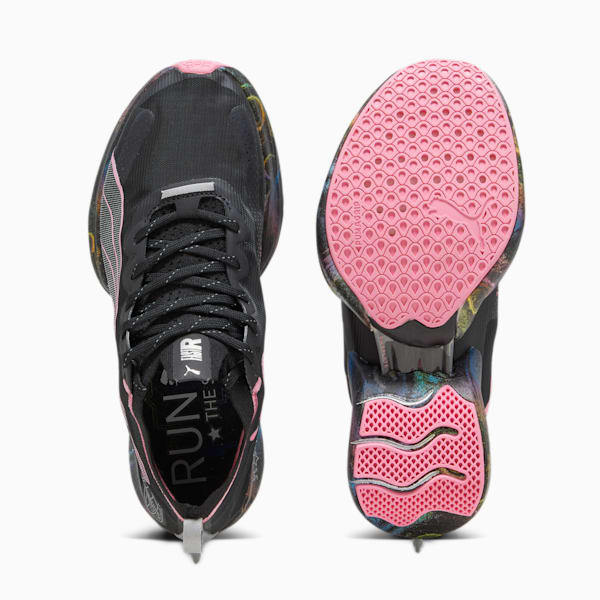 Fast-R NITRO Elite 'Marathon Series' Women's Running Shoes, PUMA Black-Strawberry Burst-Yellow Blaze, extralarge-GBR