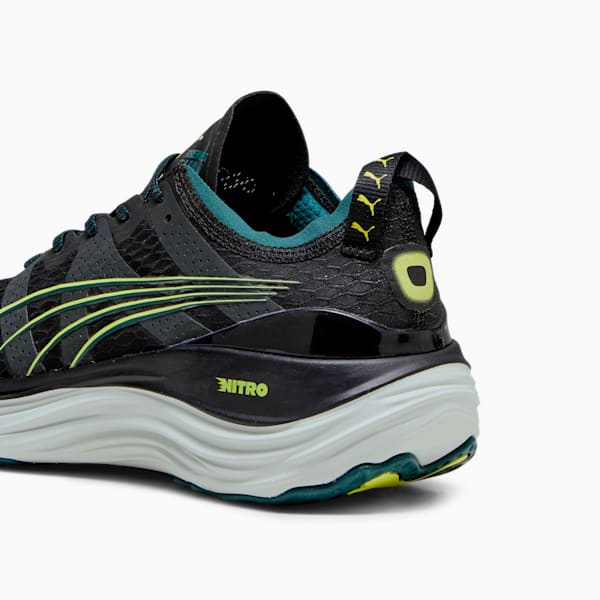 Chaussures de course ForeverRun NITRO™ WTR, PUMA Black-Malachite-Yellow Burst, extralarge