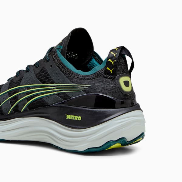 ForeverRun NITRO™ Winterized Men's Running Shoes, PUMA Black-Malachite-Yellow Burst, extralarge