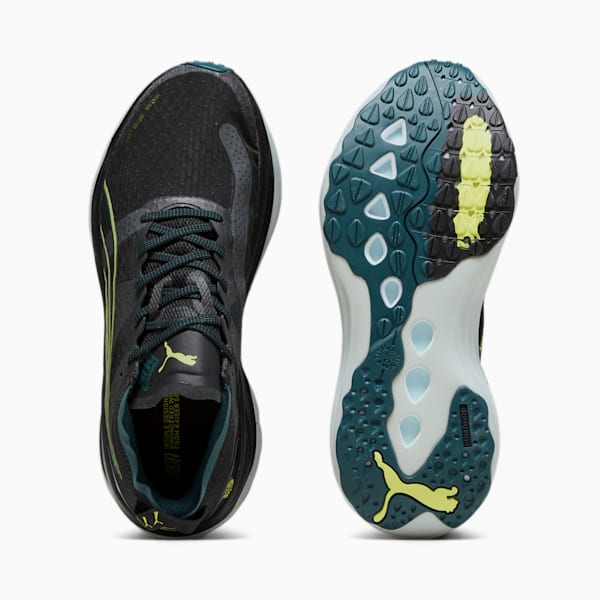 ForeverRun NITRO™ WTR Men's Running Shoes, PUMA Black-Malachite-Yellow Burst, extralarge-IND