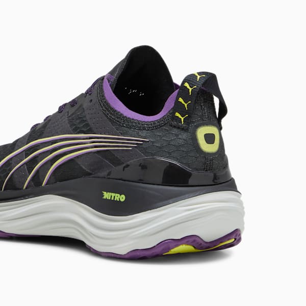 ForeverRun NITRO™ Winterized Women's Running Shoes, PUMA Black-Purple Pop-Yellow Burst, extralarge