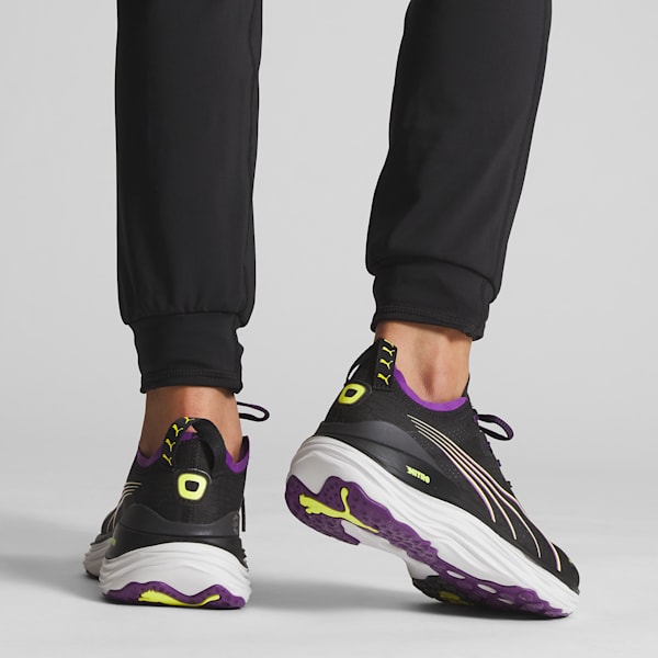 ForeverRun NITRO™ Winterized Women's Running Shoes, PUMA Black-Purple Pop-Yellow Burst, extralarge