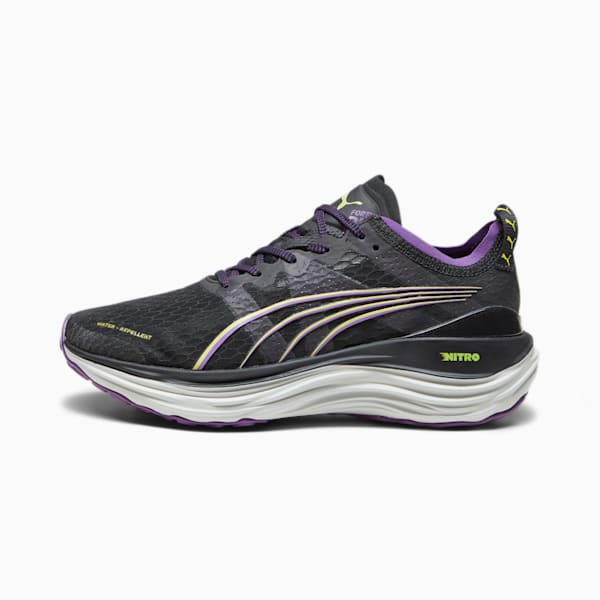 ForeverRun NITRO™ WTR Women's Running Shoes, PUMA Black-Purple Pop-Yellow Burst, extralarge-GBR