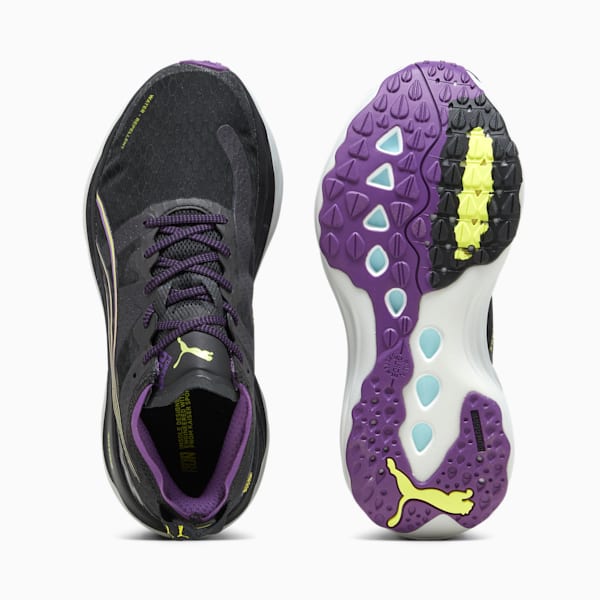 ForeverRun NITRO™ Winterized Women's Running Shoes, PUMA Black-Purple Pop-Yellow Burst, extralarge
