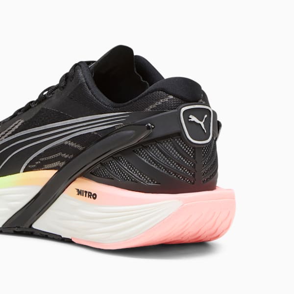 Tenis para correr para mujer Run XX NITRO 2, PUMA Black-Koral Ice-Speed Green-PUMA Silver, extralarge