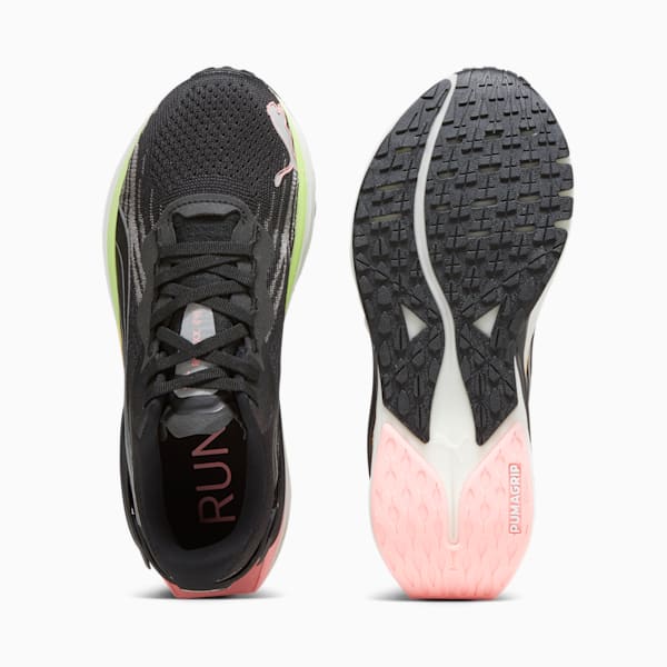 Run XX NITRO™ 2 Women's Running Shoes, PUMA Black-Koral Ice-Speed Green-PUMA Silver, extralarge