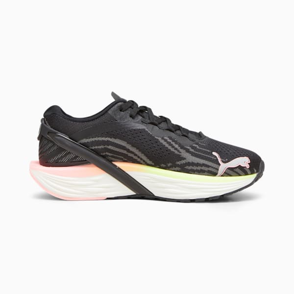 Run XX NITRO 2 Women's Running Shoes, PUMA Black-Koral Ice-Speed Green-PUMA Silver, extralarge-IND