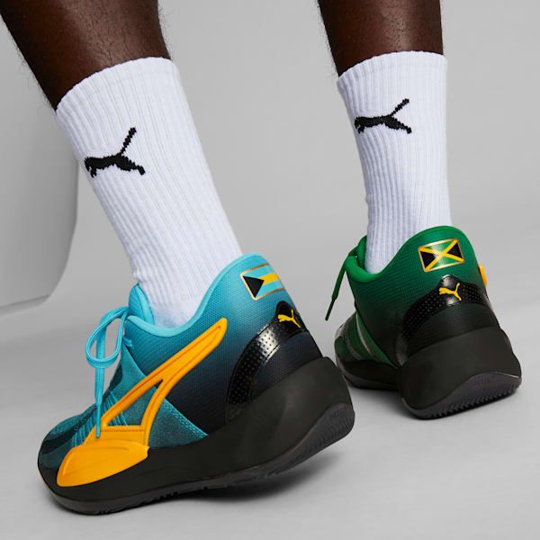 Rise NITRO™ DOMINAYTON Men's Basketball Shoes, Blue Atoll-Amazon Green, extralarge