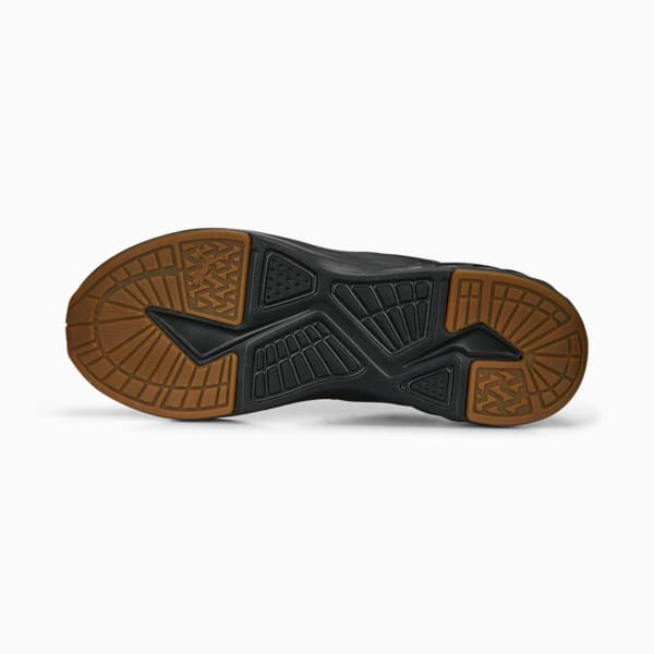 Contempt Demi Remix Mesh Men's Running Shoes, PUMA Black-Gold-Gum, extralarge