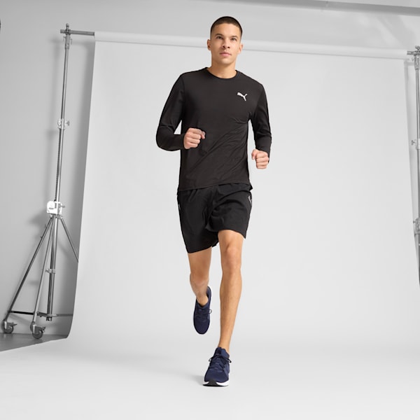 Tenis para correr con malla para hombre Contempt Demi Remix, PUMA Navy-PUMA Black, extralarge