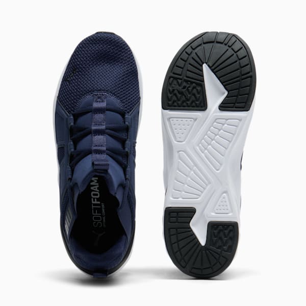 Tenis para correr con malla para hombre Contempt Demi Remix, PUMA Navy-PUMA Black, extralarge
