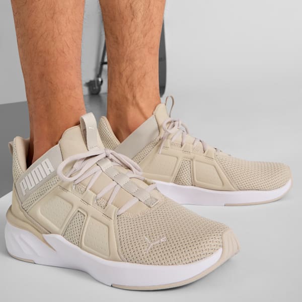 Tenis para correr con malla para hombre Contempt Demi Remix, Desert Dust-Vapor Gray, extralarge