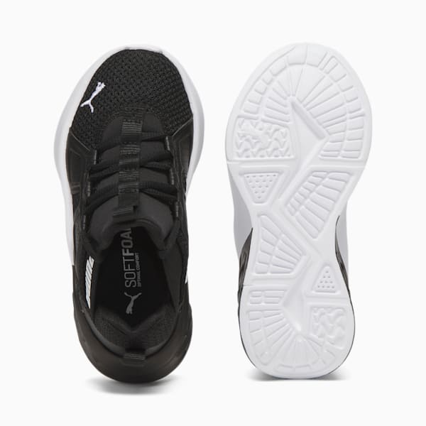 Tenis de entrenamiento para niños pequeños Contempt Demi Remix Mesh, Puma Black-Puma White, extralarge