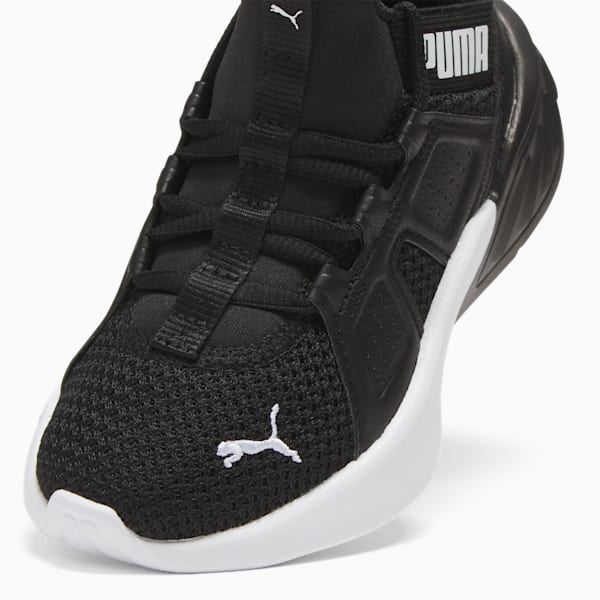 Tenis de entrenamiento para niños pequeños Contempt Demi Remix Mesh, Puma Black-Puma White, extralarge