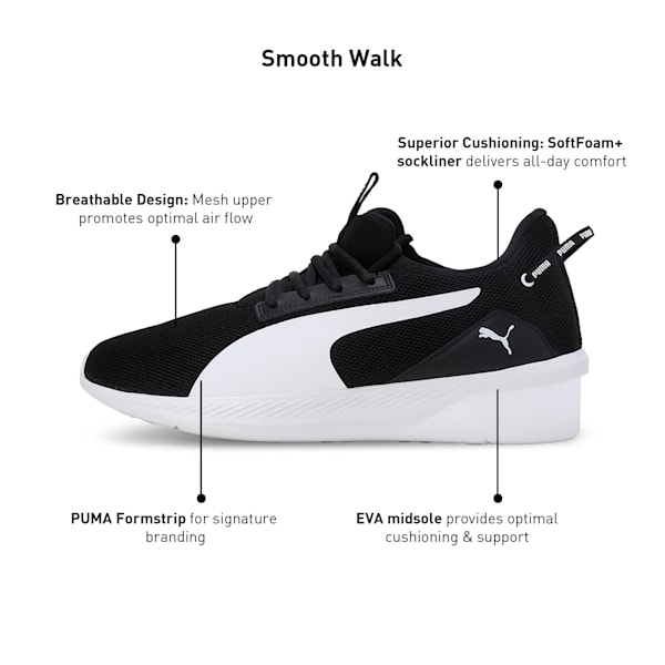 Mens black and white puma shoes deals