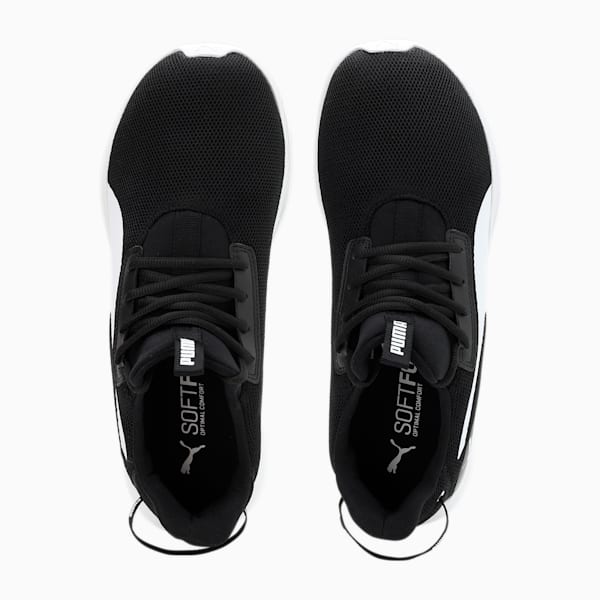 Smooth Walk Men's Running Shoes, PUMA Black-PUMA White, extralarge-IND