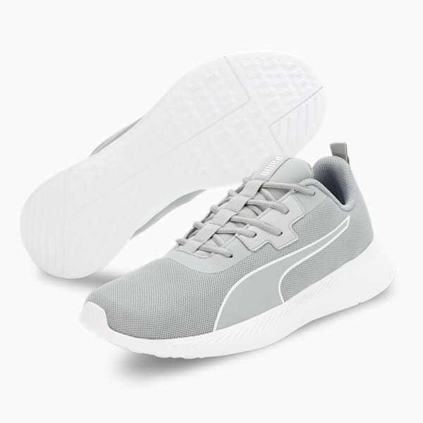 Walk Max Men's Running Shoes, Quarry-PUMA White, extralarge-IND