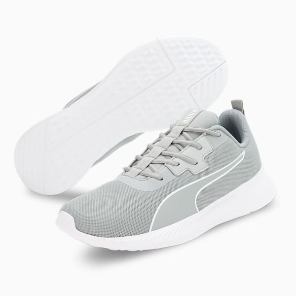 Walk Max Men's Walking Shoes, Quarry-PUMA White, extralarge-IND