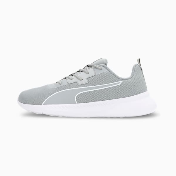 Walk Max Men's Running Shoes, Quarry-PUMA White, extralarge-IND