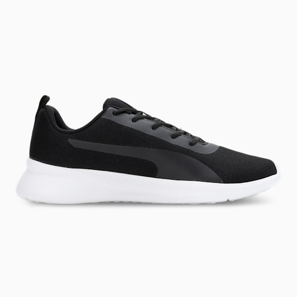 Walk Max Men's Running Shoes, PUMA Black-PUMA White-Lime Squeeze, extralarge-IND