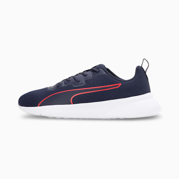 Walk Max Men's Running Shoes, PUMA Navy-For All Time Red, extralarge-IND