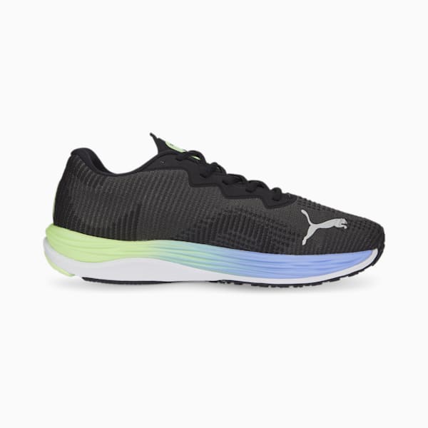 Velocity NITRO™ 2 Fade Men's Running Shoes, PUMA Black-Elektro Purple-PUMA Silver, extralarge-AUS