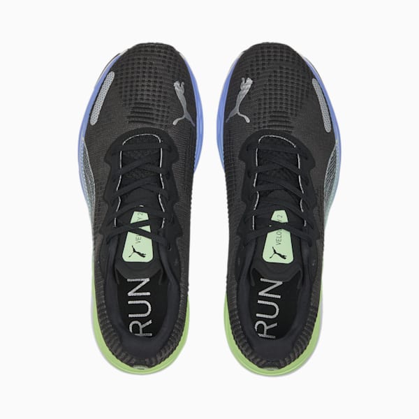 Velocity NITRO™ 2 Fade Men's Running Shoes, PUMA Black-Elektro Purple-PUMA Silver, extralarge-AUS