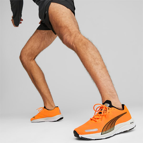 Velocity NITRO 2 Fade Running Shoes Men, Ultra Orange-Fresh Pear
