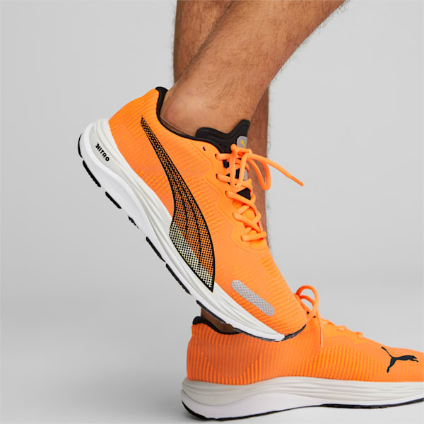 Velocity NITRO 2 Fade Men's Running Shoes, Ultra Orange-Fresh Pear
