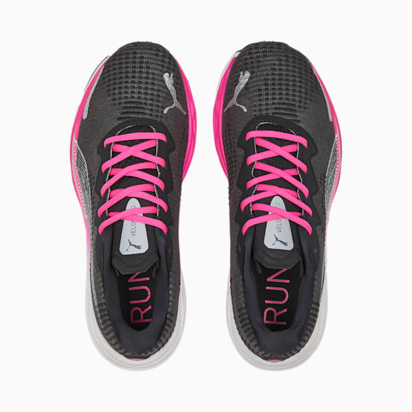 Velocity NITRO™ 2 Fade Women's Running Shoes, PUMA Black-Ravish-PUMA Silver, extralarge-IND