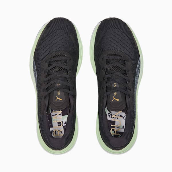 Tenis para correr para mujer Velocity NITRO 2 Run 75, PUMA Black-Light Mint, extralarge