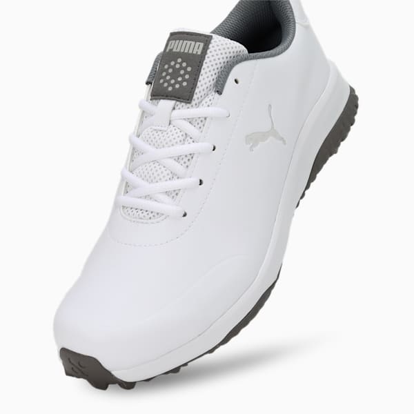 Fusion Tech Spikeless Men's Golf Shoes, PUMA White-QUIET SHADE, extralarge-IND