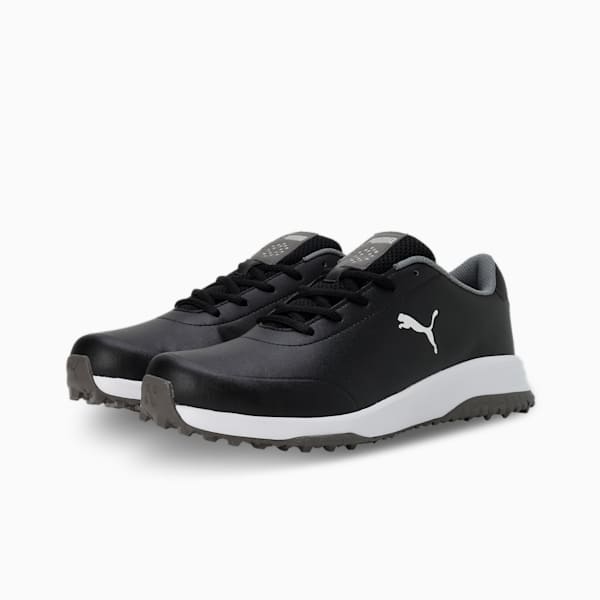 Fusion Tech Spikeless Men's Golf Shoes, PUMA Black-QUIET SHADE, extralarge-IND